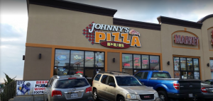 Exterior of Johnny's Pizza